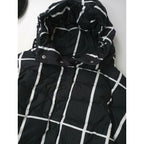Marimekko マリメッコ ダウン ジャケット 白黒 XS (17M＋0106)【中古】
