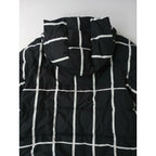 Marimekko マリメッコ ダウン ジャケット 白黒 XS (17M＋0106)【中古】