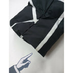 Marimekko マリメッコ ダウン ジャケット 白黒 XS (17M＋0106)【中古】
