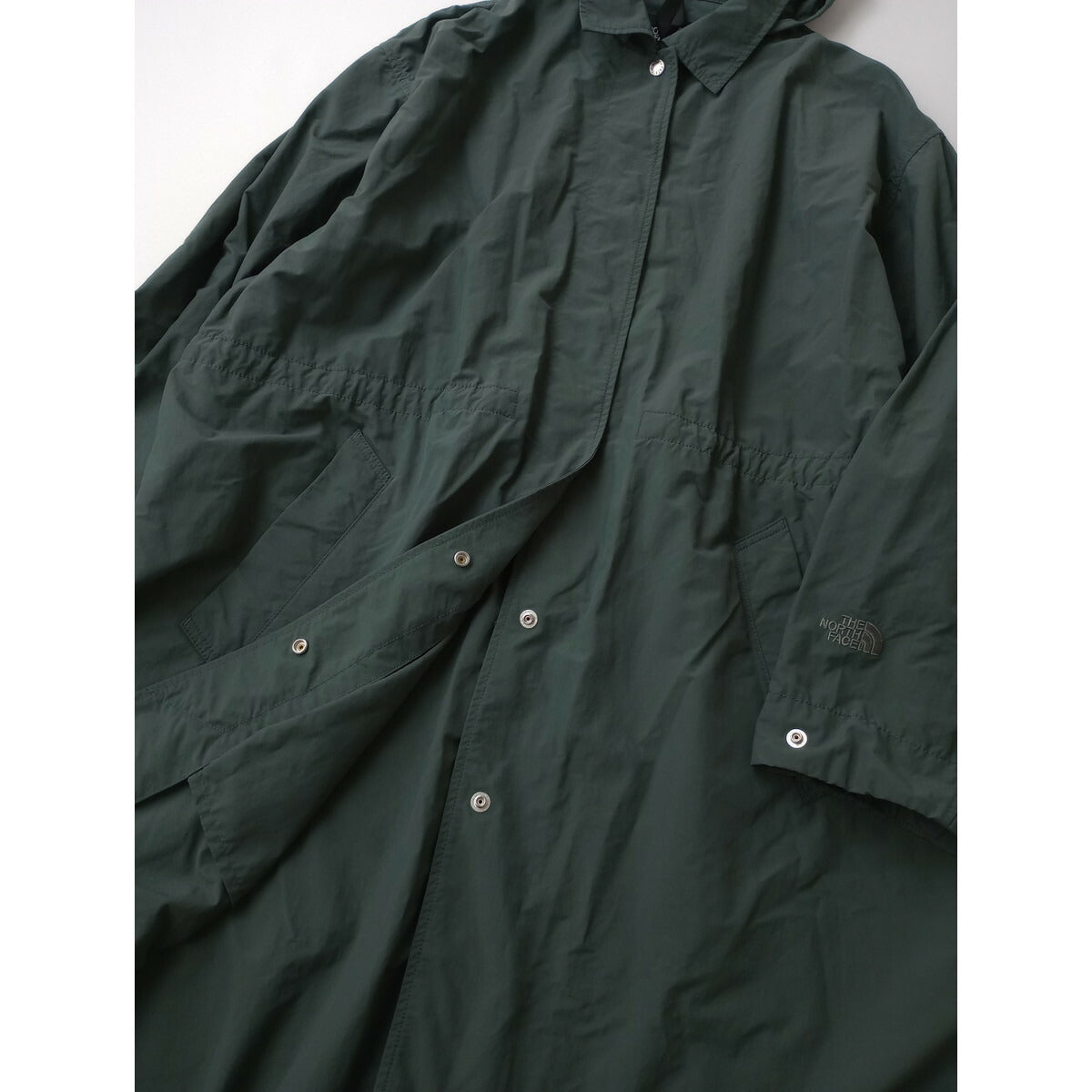THE NORTH FACE ノースフェイス Rollpack Journeys Coat ロール パック ジャーニーズ ロング フード コート グレーがかったカーキ【中古】
