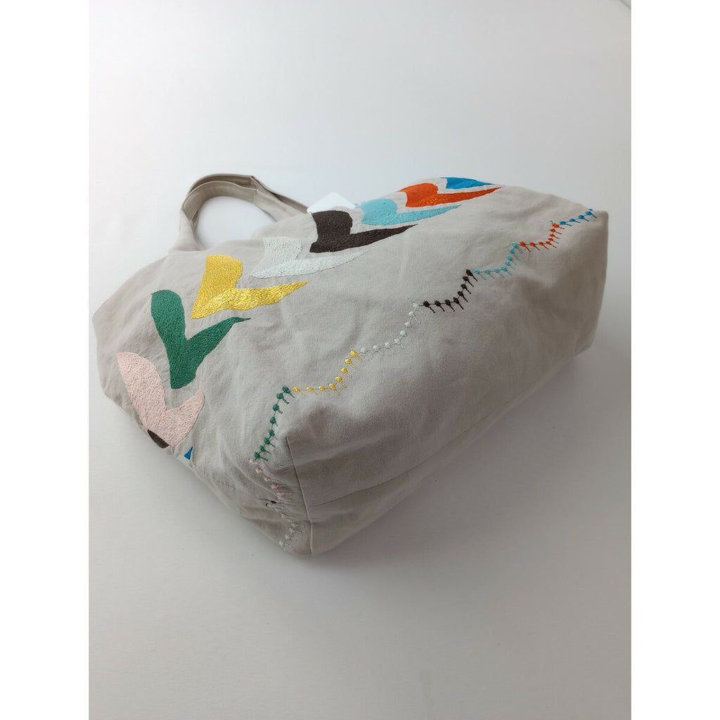 mina perhonen ミナペルホネン bird パニーニ バッグ 生成り【中古】