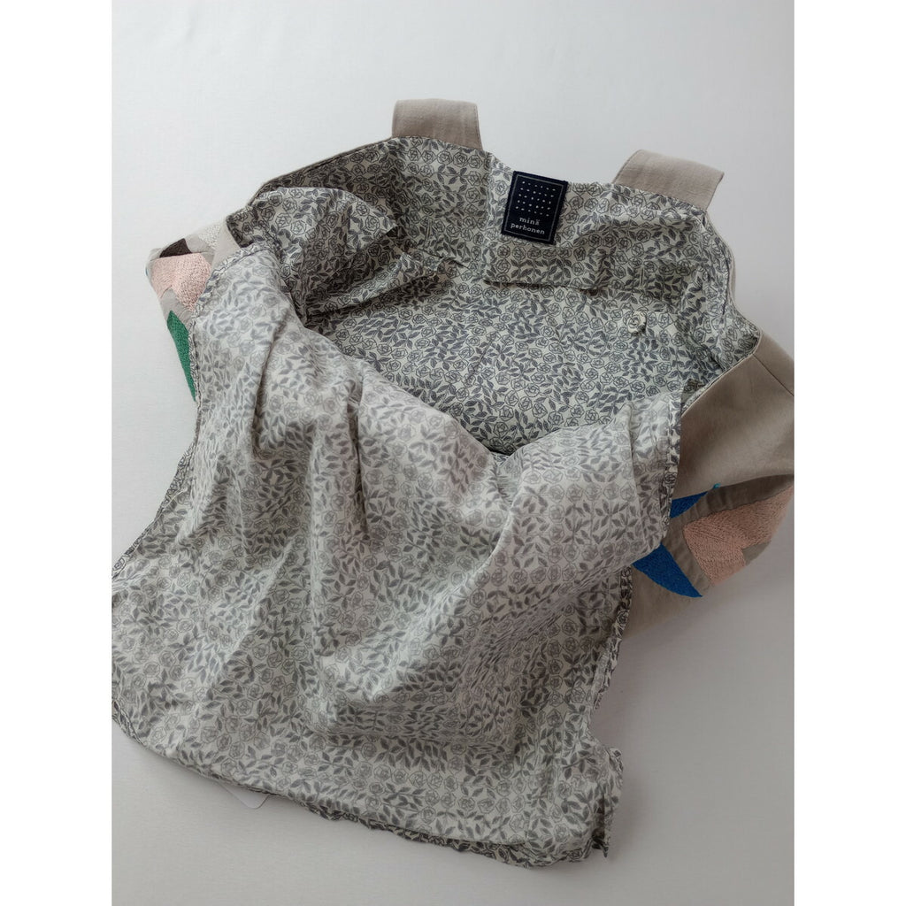 mina perhonen ミナペルホネン bird パニーニ バッグ 生成り【中古】