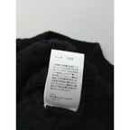 odnu オドヌ ニット ベスト トップス 黒 ブラック 【中古】