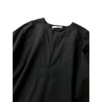 evam eva エヴァムエヴァ slit one-piece スリットワンピース 黒 ブラック【中古】