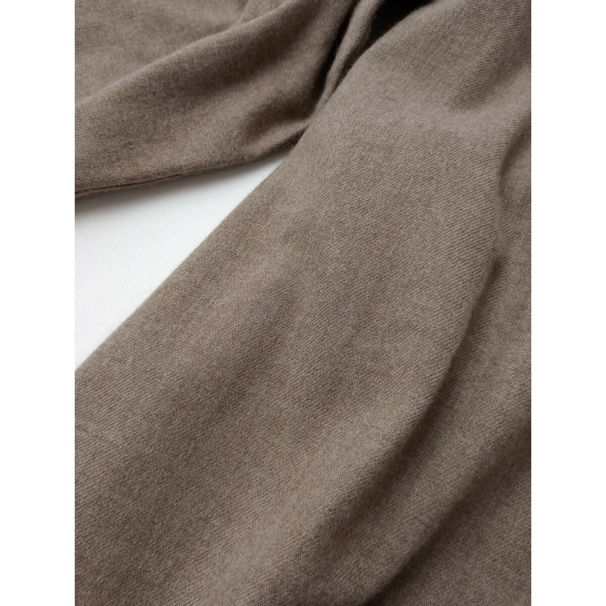 evam eva vie エヴァムエヴァ ヴィー shawl collar robe ショールカラー ローブ カーディガン 羽織 ウール 毛 100％ ブラウン ベージュ【中古】