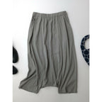 evam eva エヴァムエヴァ cotton sarrouel pants コットン サルエル パンツ グレー【中古】