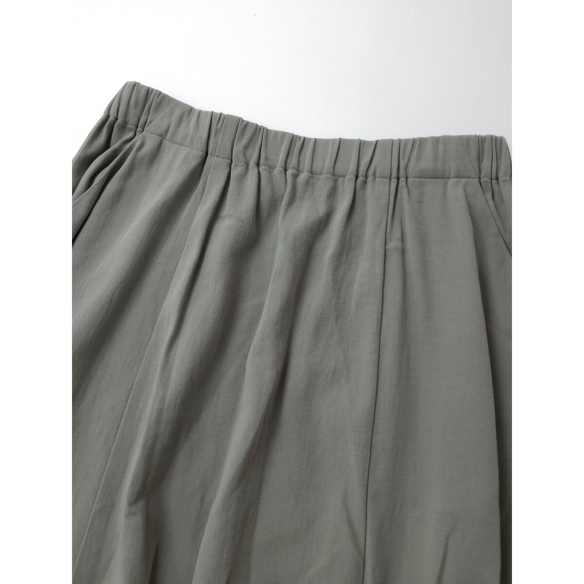evam eva エヴァムエヴァ cotton sarrouel pants コットン サルエル パンツ グレー【中古】