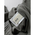 evam eva エヴァムエヴァ cotton sarrouel pants コットン サルエル パンツ グレー【中古】