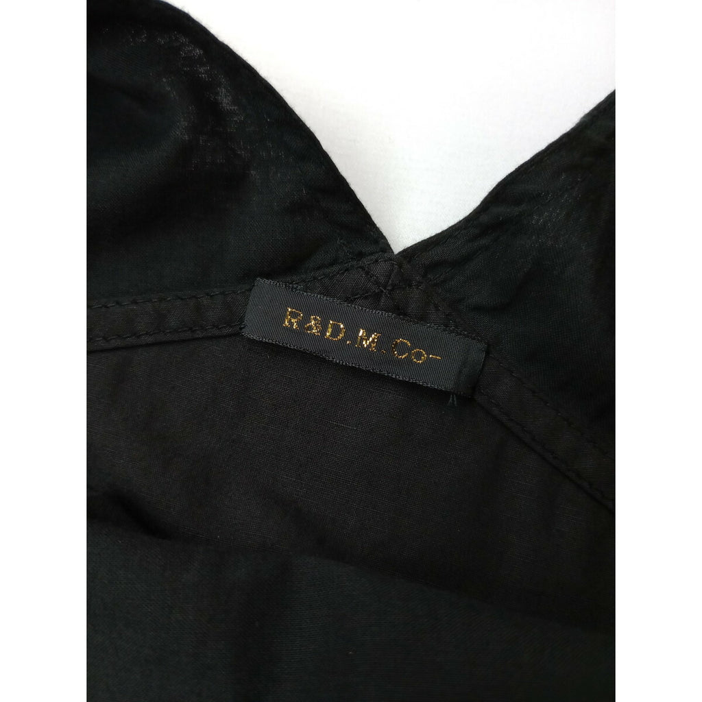 R&D.M.Co- OLDMANS TAILOR オールドマンズテーラー ポケットドレス ロング ワンピース 黒 ブラック【中古】