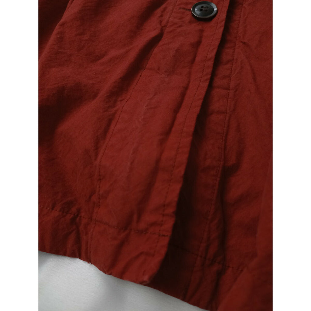 24AW nest Robe ネストローブ 超撥水 スーピマ ポンチョ シャツ ジャケット コート 赤【中古】
