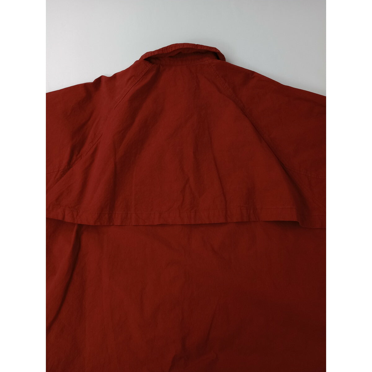 24AW nest Robe ネストローブ 超撥水 スーピマ ポンチョ シャツ ジャケット コート 赤【中古】