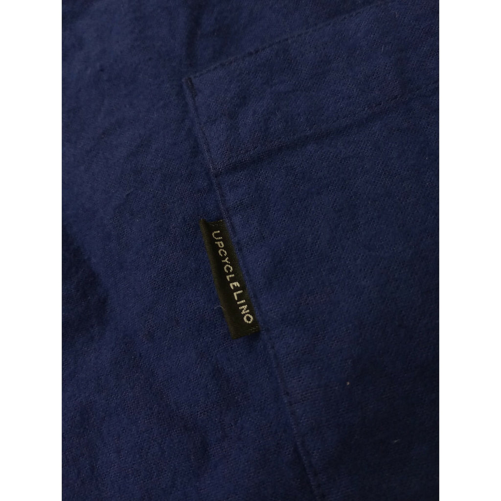 nest Robe ネストローブ 起毛 リネン コットン オーバーオール サロペット オールインワン ブルー【中古】
