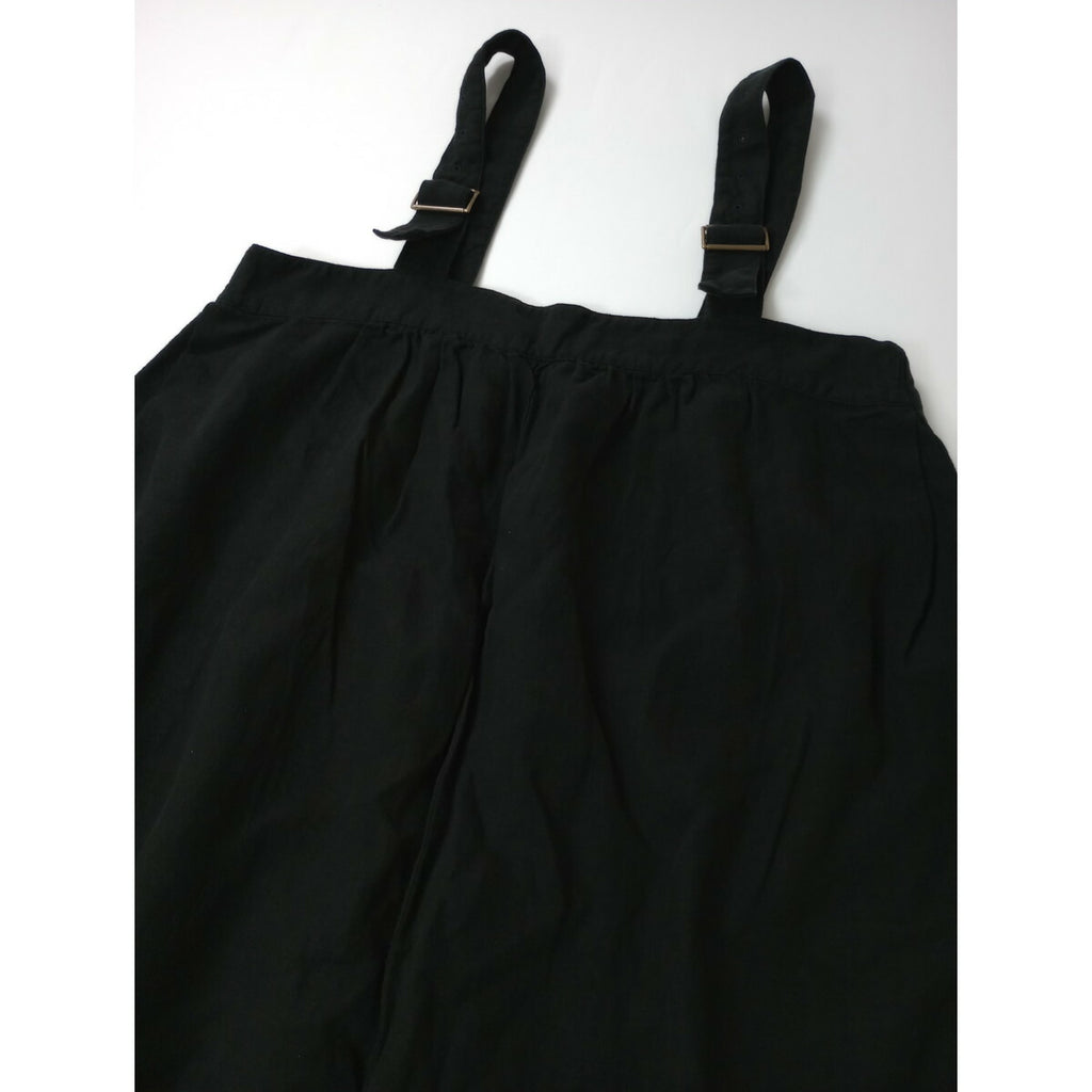 23SS nest Robe ネストローブ ブラック リネン コクーン サロペット オールインワン 黒 ブラック【中古】