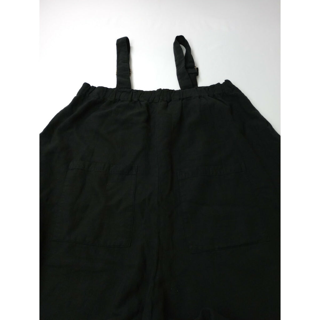 23SS nest Robe ネストローブ ブラック リネン コクーン サロペット オールインワン 黒 ブラック【中古】
