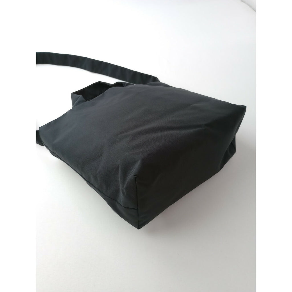 Aeta アエタ ナイロン トート ショルダー バッグ 2WAY 黒 ブラック【中古】