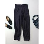 THE SHINZONE ザ シンゾーン BAKER PANTS コットン 綿 100％ ベイカー パンツ 茄子紺 黒に近いダークパープル PO【中古】