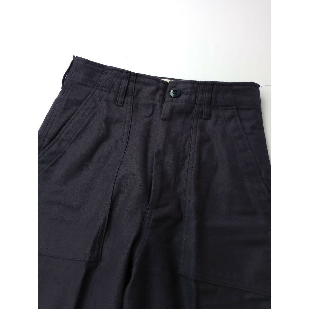 THE SHINZONE シンゾーン BAKER PANTS コットン 綿 100％ ベイカー パンツ 茄子紺 黒に近いダークパープル PO【中古】