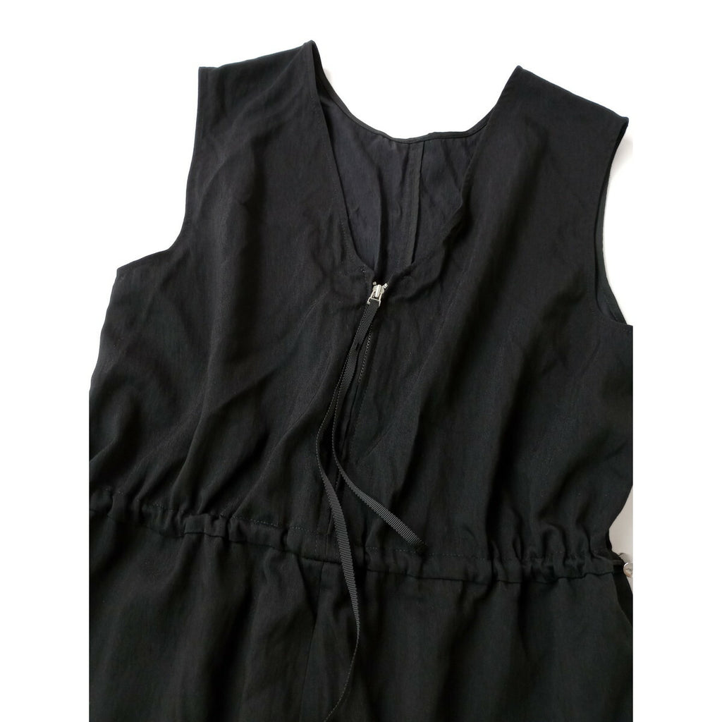 25SS MICA&DEAL マイカ＆ディール オールインワン サロペット パンツ 黒 ブラック 36【中古】