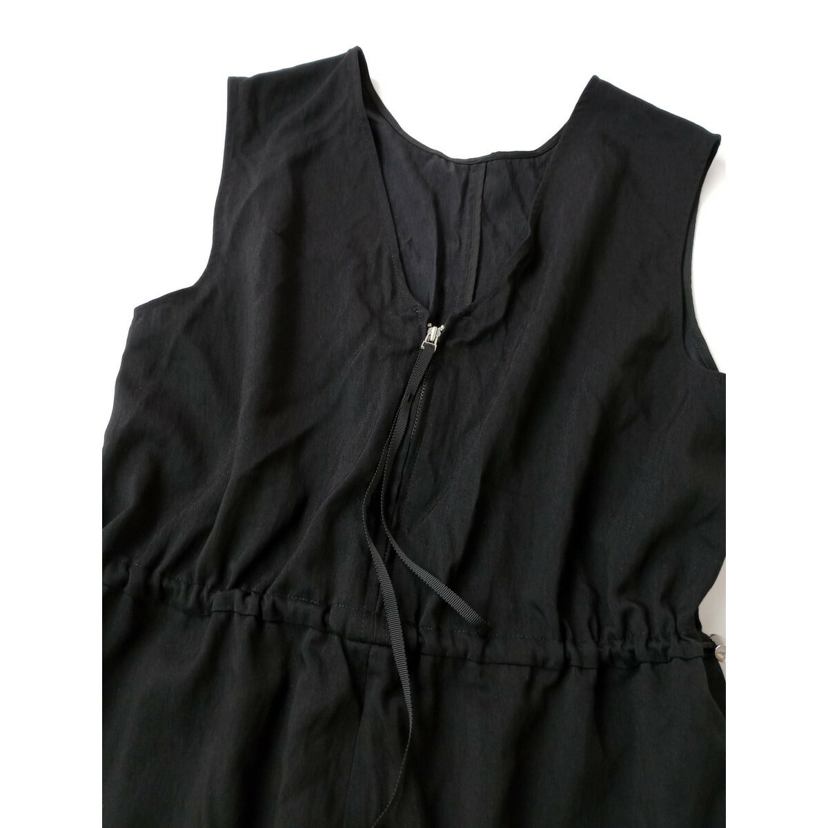 25SS MICA&DEAL マイカ＆ディール オールインワン サロペット パンツ 黒 ブラック 36【中古】