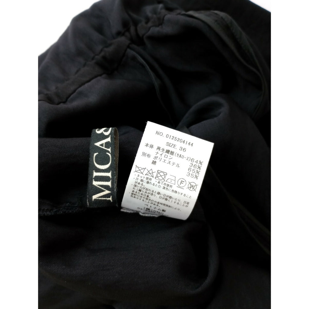 25SS MICA&DEAL マイカ＆ディール オールインワン サロペット パンツ 黒 ブラック 36【中古】