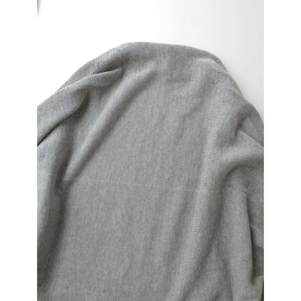 evam eva エヴァムエヴァ コットン 綿100％ ボレロ カーディガン 羽織 グレー【中古】