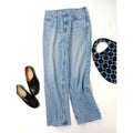 upper hights アッパーハイツ THE HIM デニム パンツ ライト ブルー 24【中古】