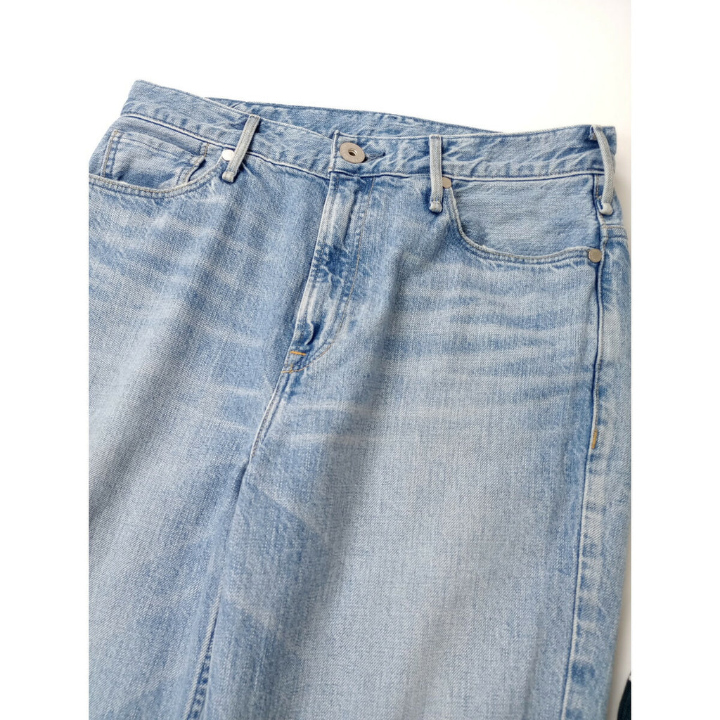 upper hights アッパーハイツ THE HIM デニム パンツ ライト ブルー 24【中古】