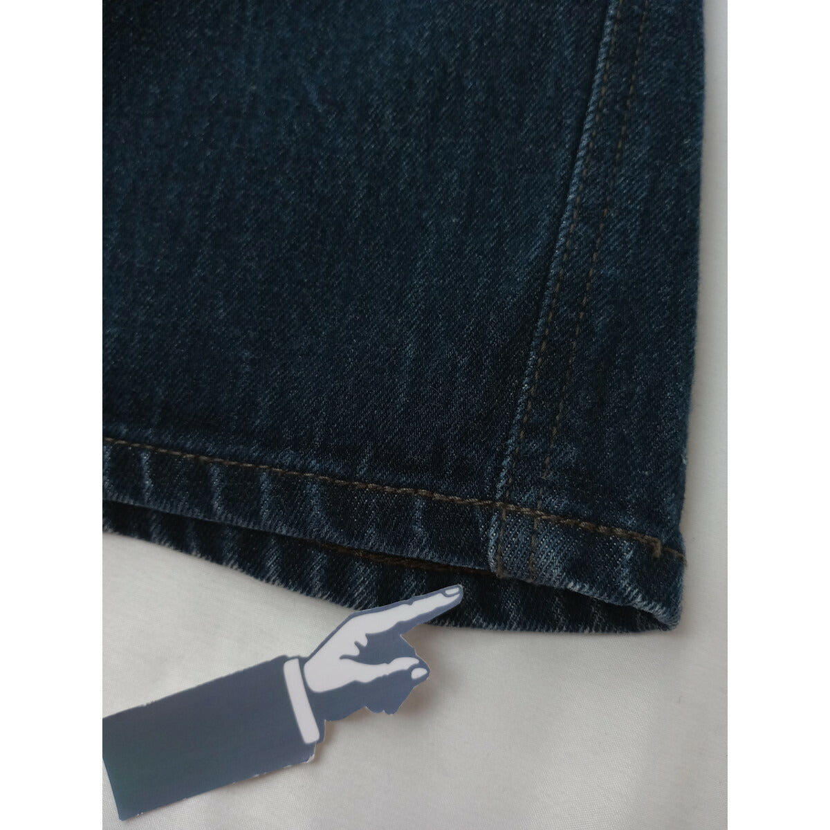 MARGARETHOWELL × EDWIN マーガレットハウエル エドウィン 20周年モデル コットン 綿 100％ デニム パンツ ネイビー 29×29【中古】