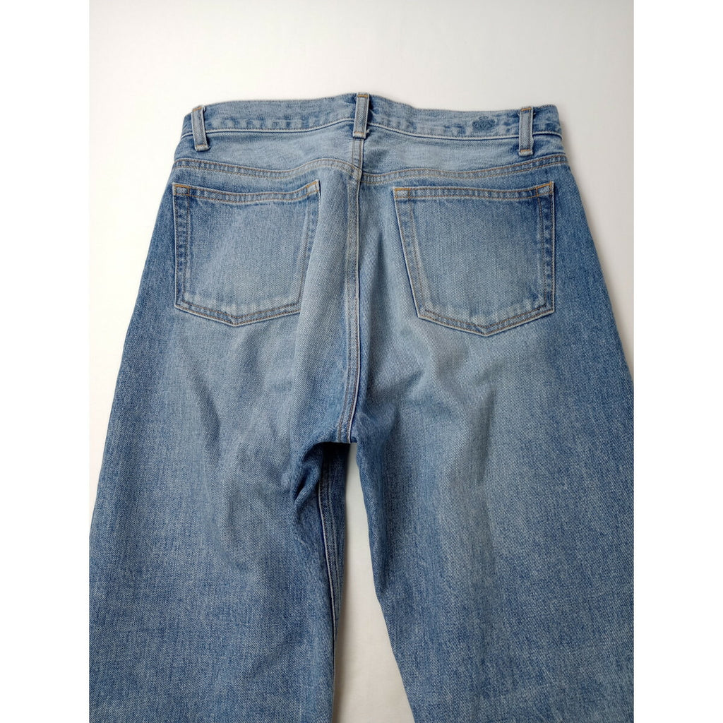 Drawer ドゥロワー ブリーチ 5ポケット デニム パンツ ブルー 38【中古】