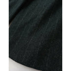 MARGARET HOWELL × FOX BROTHERS マーガレットハウエル ストライプ フランネル トラウザーパンツ グレー3 (12M＋0143)【中古】