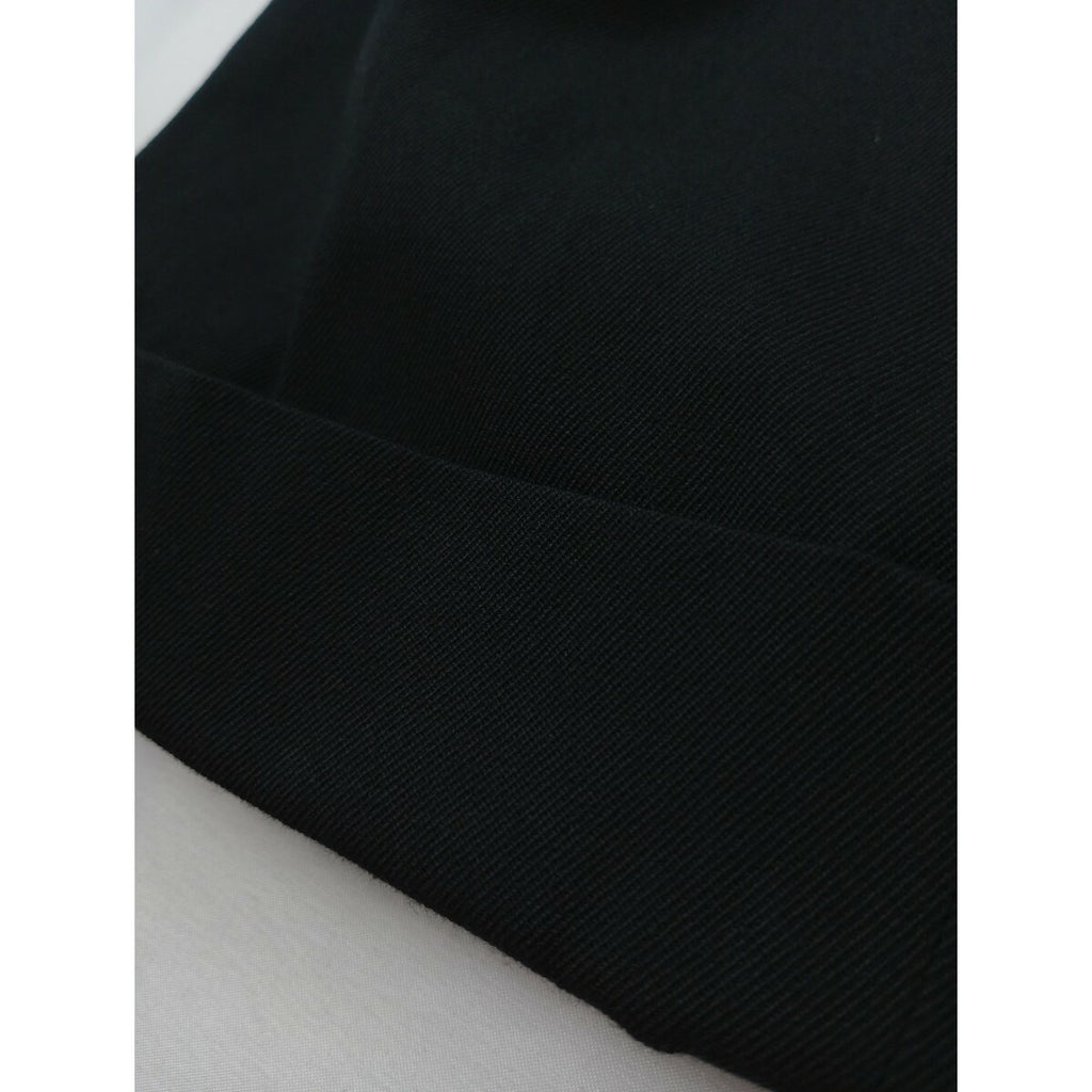 MARGARET HOWELL マーガレットハウエル WOOL COTTON TROUSERS ウール コットン トラウザーズ パンツ 2 黒 ブラック【中古】