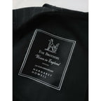 MARGARET HOWELL × FOX BROTHERS マーガレットハウエル STRIPE WOOL TROUSERSストライプ ウール 毛 100％ トラウザーパンツ 黒 ブラック 3【中古】