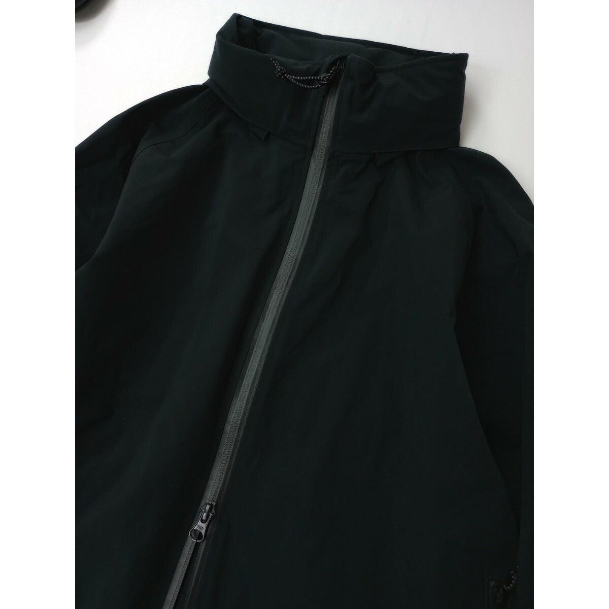 MARGARET HOWELL × MIZUNO マーガレットハウエル ミズノ PERFORMANCE NYLON ジップアップ ナイロン ジャケット ブルゾン 黒 ブラック 1【中古】