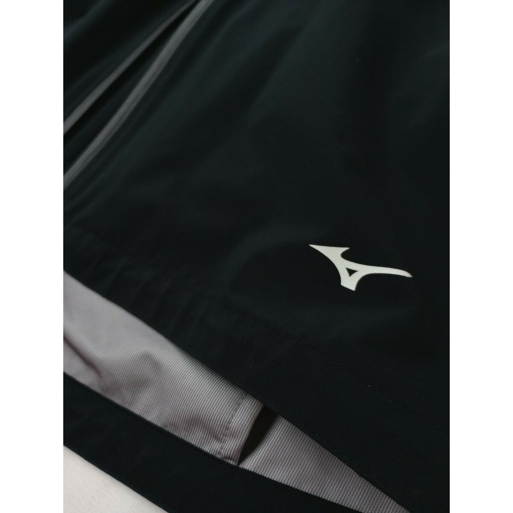 MARGARET HOWELL × MIZUNO マーガレットハウエル ミズノ PERFORMANCE NYLON ジップアップ ナイロン ジャケット ブルゾン 黒 ブラック 1【中古】