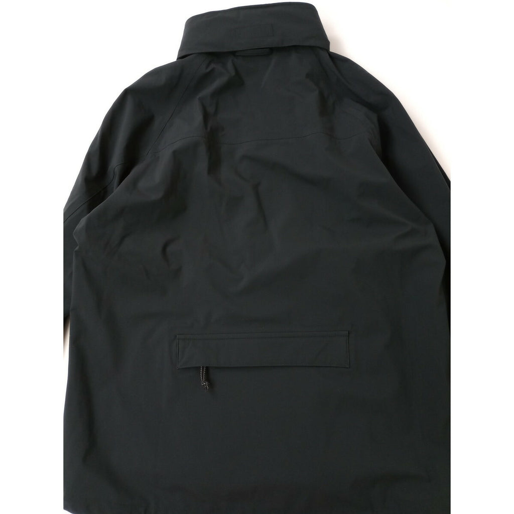 MARGARET HOWELL × MIZUNO マーガレットハウエル ミズノ PERFORMANCE NYLON ジップアップ ナイロン ジャケット ブルゾン 黒 ブラック 1【中古】
