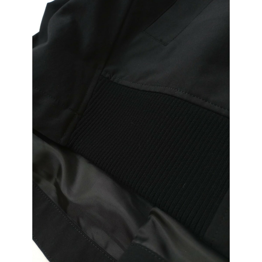 LACOSTE ラコステ Aラインボンバー ジャケット ジップアップ ブルゾン 黒 ブラック 34【中古】