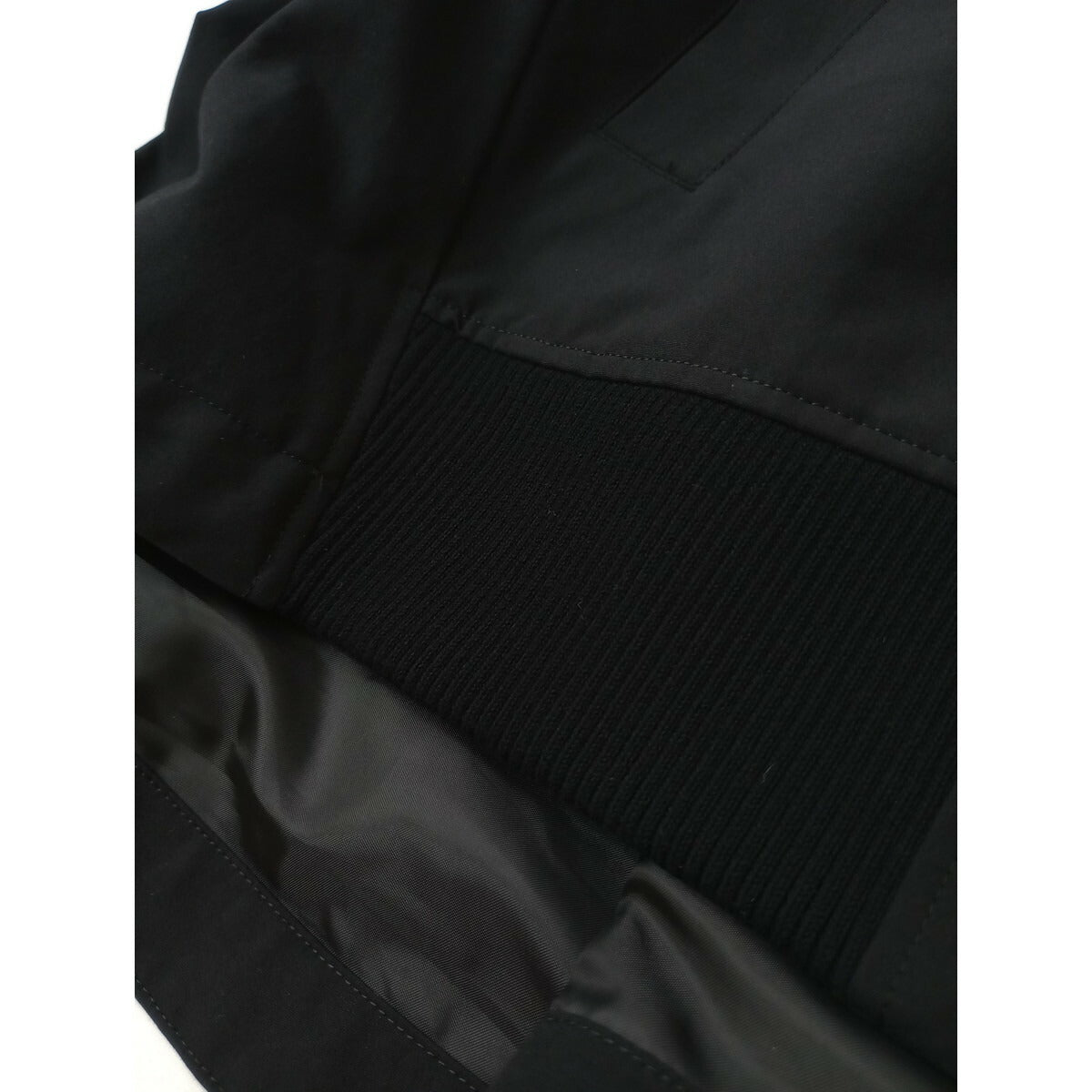 LACOSTE ラコステ Aラインボンバー ジャケット ジップアップ ブルゾン 黒 ブラック 34【中古】