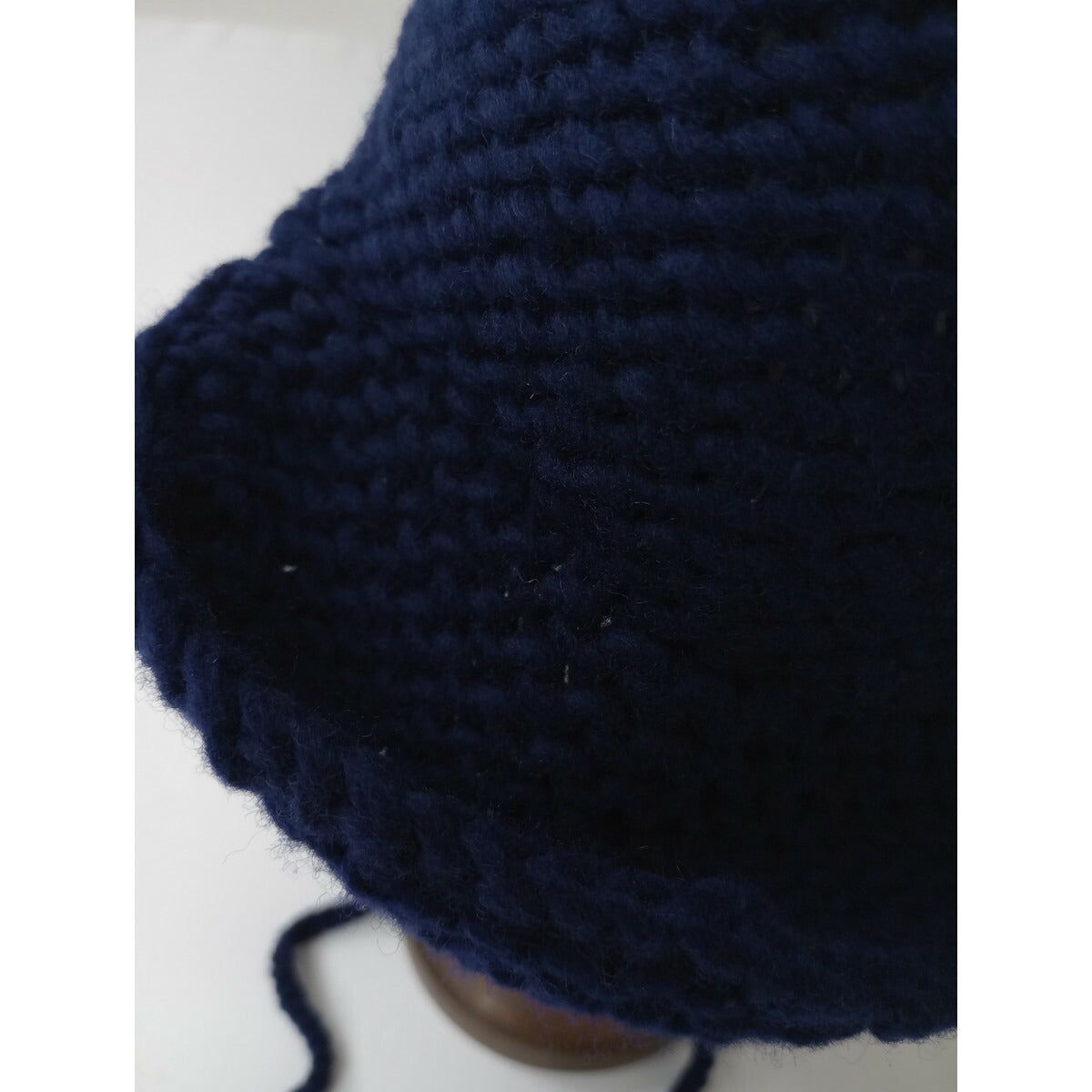 BEAMS BOY ビームスボーイ ニット イヤーキャップ 帽子ネイビー (12M＋7325)【中古】