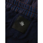 24AW maison de soil メゾンドソイル WOOL COTTON CHECK CULOTTES WITH PINTUCK ピンタック キュロット パンツ 2 ブルーブラウン【中古】