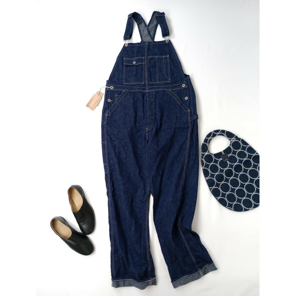 新品 orslow オアスロウ 1930S DENIM OVERALL ONE WASH デニム オーバーオール サロペット オールインワン ワンウォッシュ ネイビー M 2