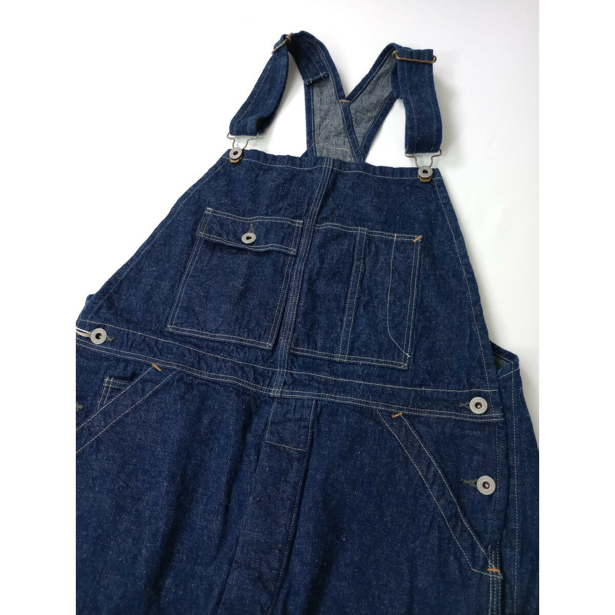 新品 orslow オアスロウ 1930S DENIM OVERALL ONE WASH デニム オーバーオール サロペット オールインワン ワンウォッシュ ネイビー M 2