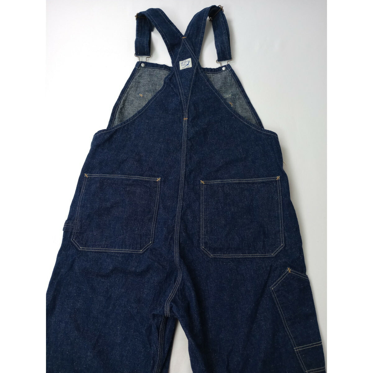 新品 orslow オアスロウ 1930S DENIM OVERALL ONE WASH デニム オーバーオール サロペット オールインワン ワンウォッシュ ネイビー M 2