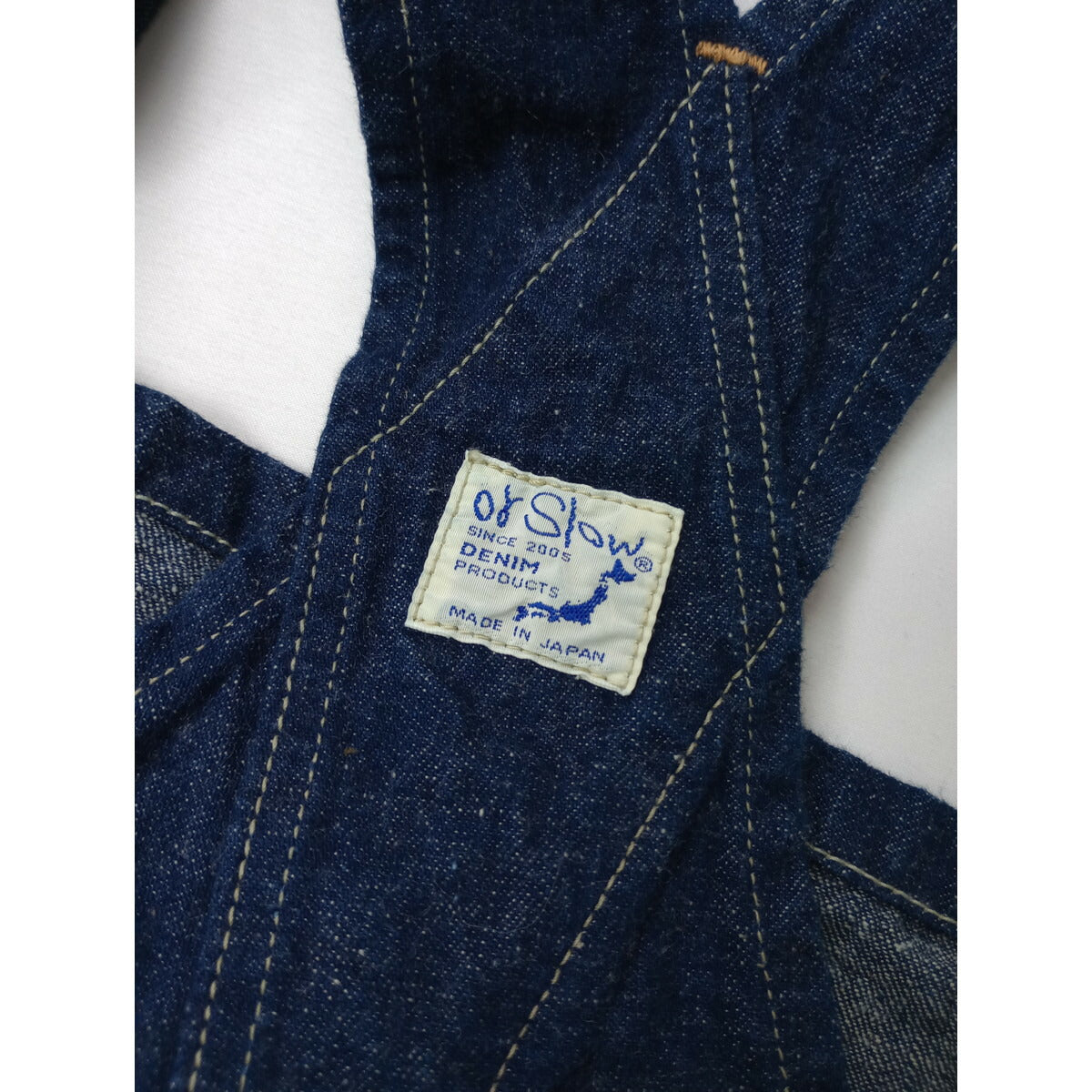 新品 orslow オアスロウ 1930S DENIM OVERALL ONE WASH デニム オーバーオール サロペット オールインワン ワンウォッシュ ネイビー M 2