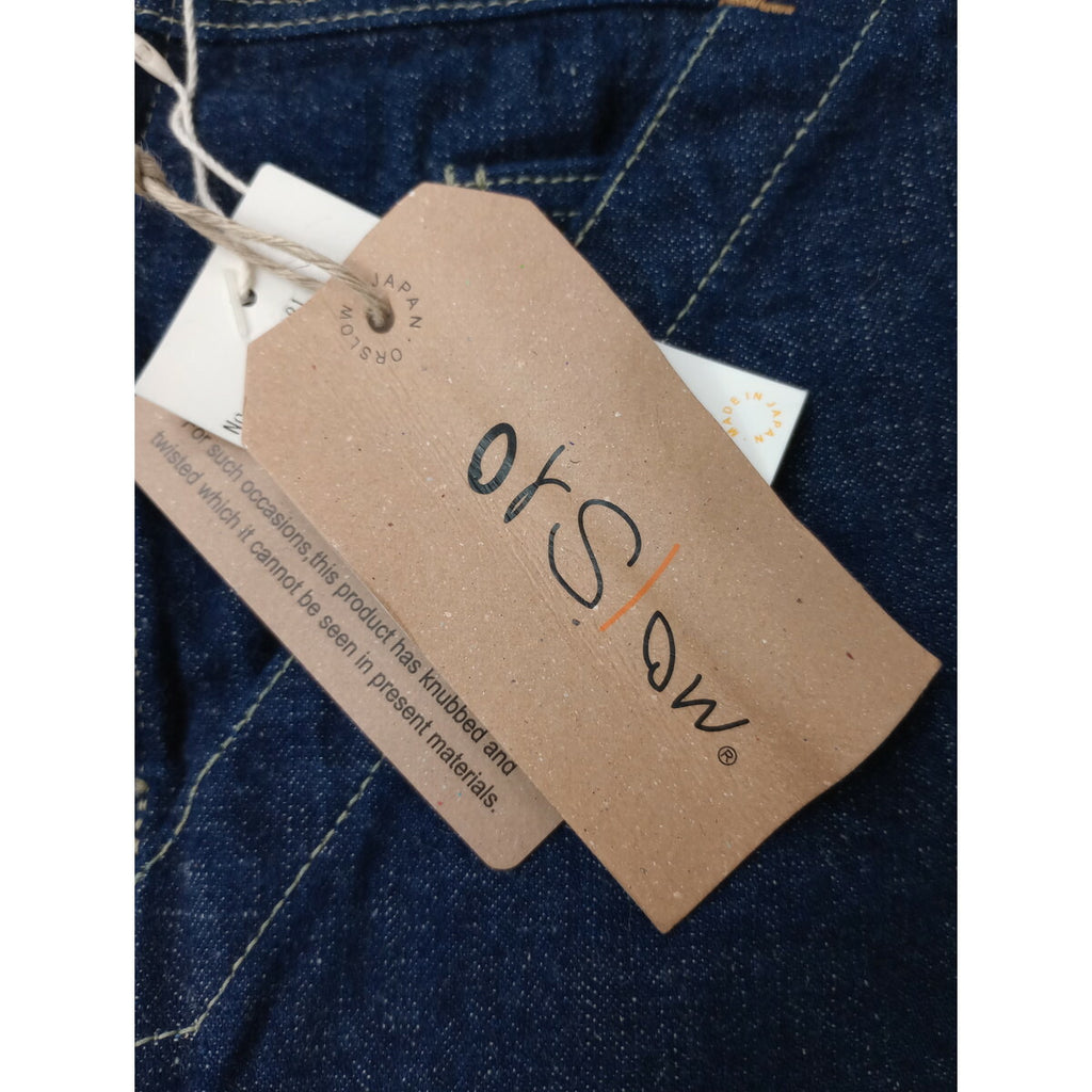 新品 orslow オアスロウ 1930S DENIM OVERALL ONE WASH デニム オーバーオール サロペット オールインワン ワンウォッシュ ネイビー M 2