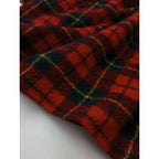 R&D.M.Co- OLDMANS TAILOR オールドマンズテーラー WOOL TARTAN CHECK ROOMY SHIRT タータン チェック柄 シャツ トップス 赤 (13M＋0058) 【中古】