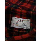 R&D.M.Co- OLDMANS TAILOR オールドマンズテーラー WOOL TARTAN CHECK ROOMY SHIRT タータン チェック柄 シャツ トップス 赤 (13M＋0058) 【中古】