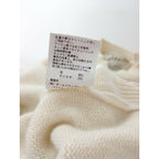 R&D.M.Co- OLDMANS TAILOR オールドマンズテーラー LETTERED R D M レタード セーター 長袖 ニット トップス アイボリー M(13M＋0143)【中古】