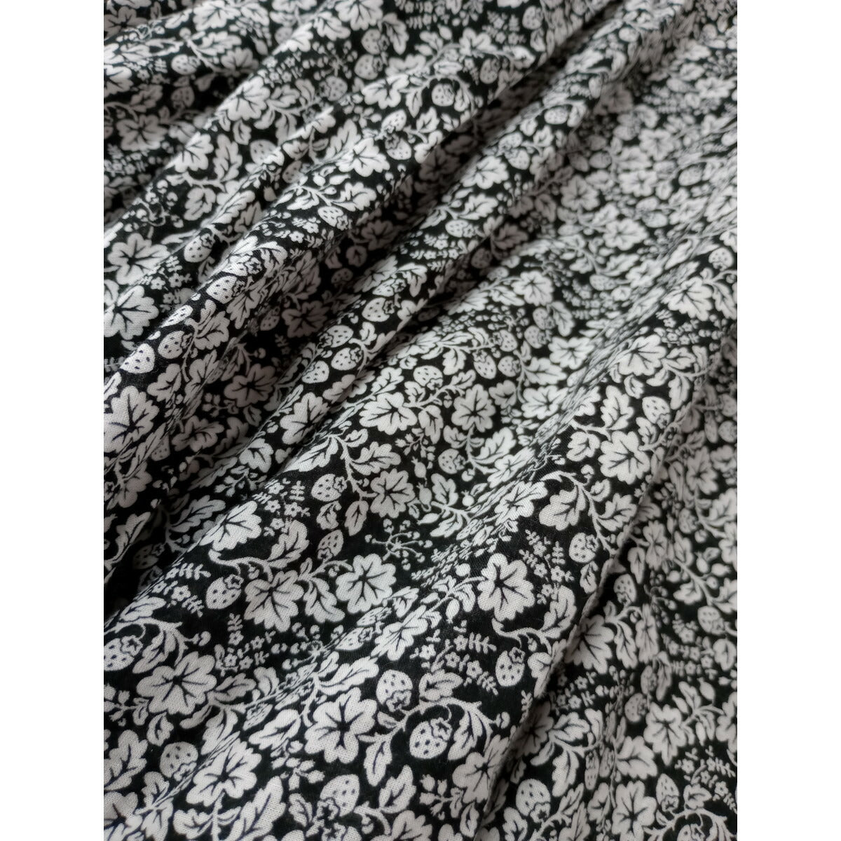 R&D.M.Co- OLDMANS TAILOR オールドマンズテーラー ワイルドベリー シャツ ワンピース ロング コットン 綿 100％ 白黒【中古】
