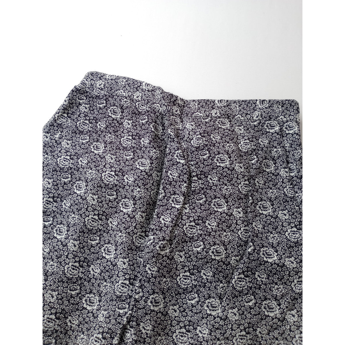 R&D.M.Co- OLDMANS TAILOR オールドマンズテーラー PRINCESS FLOWER 花柄 イージーパンツ 白黒【中古】