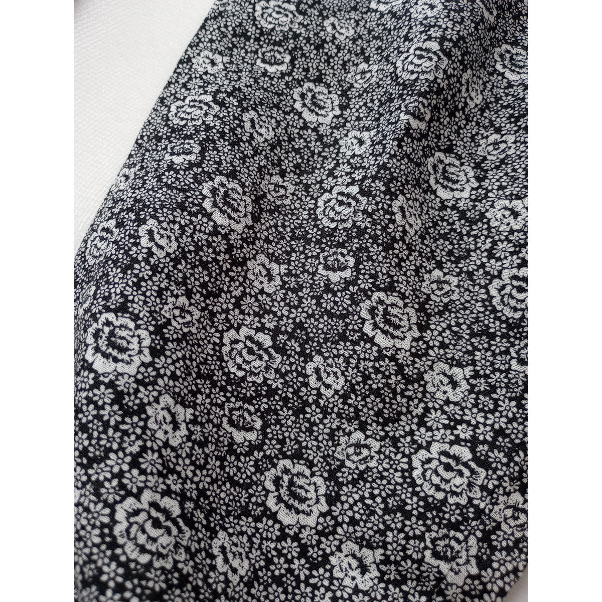R&D.M.Co- OLDMANS TAILOR オールドマンズテーラー PRINCESS FLOWER 花柄 イージーパンツ 白黒【中古】